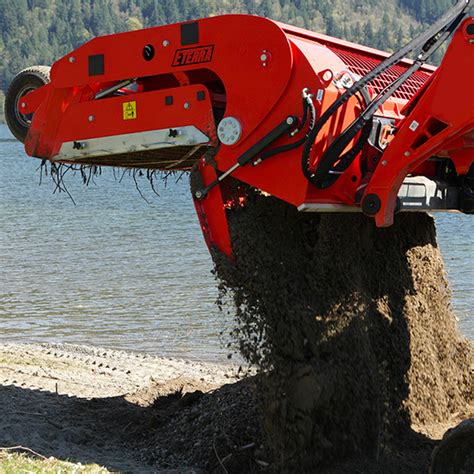 The Beach Master Skid Steer Beach Cleaner Attachment 